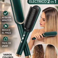 ✨Cepillo alisador anti-frizz - Cabello liso y brillante